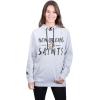 imageUltra Game Womens NFL Official Super Soft Tie Neck Hoodie SweatshirtHeather Gray