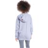 imageUltra Game Womens NFL Official Super Soft Tie Neck Hoodie SweatshirtHeather Gray