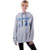 imageUltra Game Womens NFL Official Super Soft Tie Neck Hoodie SweatshirtHeather Gray