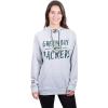 imageUltra Game Womens NFL Official Super Soft Tie Neck Hoodie SweatshirtHeather Gray