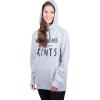 imageUltra Game Womens NFL Official Super Soft Tie Neck Hoodie SweatshirtHeather Gray