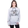 imageUltra Game Womens NFL Official Super Soft Tie Neck Hoodie SweatshirtHeather Gray