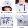 imageUltra Game Womens NFL Official Super Soft Tie Neck Hoodie SweatshirtHeather Gray