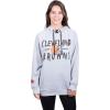 imageUltra Game Womens NFL Official Super Soft Tie Neck Hoodie SweatshirtHeather Gray