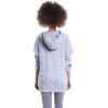 imageUltra Game Womens NFL Official Super Soft Tie Neck Hoodie SweatshirtHeather Gray