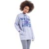 imageUltra Game Womens NFL Official Super Soft Tie Neck Hoodie SweatshirtHeather Gray