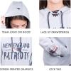 imageUltra Game Womens NFL Official Super Soft Tie Neck Hoodie SweatshirtHeather Gray