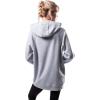 imageUltra Game Womens NFL Official Super Soft Tie Neck Hoodie SweatshirtHeather Gray