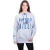 imageUltra Game Womens NFL Official Super Soft Tie Neck Hoodie SweatshirtHeather Gray