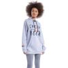 imageUltra Game Womens NFL Official Super Soft Tie Neck Hoodie SweatshirtHeather Gray
