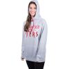 imageUltra Game Womens NFL Official Super Soft Tie Neck Hoodie SweatshirtHeather Gray