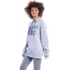 imageUltra Game Womens NFL Official Super Soft Tie Neck Hoodie SweatshirtHeather Gray