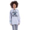 imageUltra Game Womens NFL Official Super Soft Tie Neck Hoodie SweatshirtHeather Gray