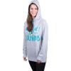 imageUltra Game Womens NFL Official Super Soft Tie Neck Hoodie SweatshirtHeather Gray