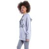 imageUltra Game Womens NFL Official Super Soft Tie Neck Hoodie SweatshirtHeather Gray