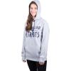imageUltra Game Womens NFL Official Super Soft Tie Neck Hoodie SweatshirtHeather Gray