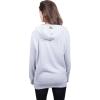 imageUltra Game Womens NFL Official Super Soft Tie Neck Hoodie SweatshirtHeather Gray