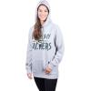imageUltra Game Womens NFL Official Super Soft Tie Neck Hoodie SweatshirtHeather Gray