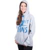 imageUltra Game Womens NFL Official Super Soft Tie Neck Hoodie SweatshirtHeather Gray
