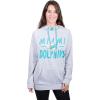 imageUltra Game Womens NFL Official Super Soft Tie Neck Hoodie SweatshirtHeather Gray