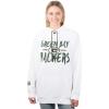 imageUltra Game Womens NFL Official Super Soft Tie Neck Hoodie SweatshirtWhite