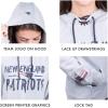 imageUltra Game Womens NFL Official Super Soft Tie Neck Hoodie SweatshirtWhite