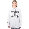 imageUltra Game Womens NFL Official Super Soft Tie Neck Hoodie SweatshirtWhite