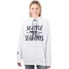 imageUltra Game Womens NFL Official Super Soft Tie Neck Hoodie SweatshirtWhite