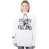 imageUltra Game Womens NFL Official Super Soft Tie Neck Hoodie SweatshirtWhite