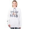 imageUltra Game Womens NFL Official Super Soft Tie Neck Hoodie SweatshirtWhite