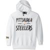 imageUltra Game Womens NFL Official Super Soft Tie Neck Hoodie SweatshirtWhite