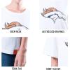 imageUltra Game Womens NFL Super Soft Distressed Graphics Vintage TShirt