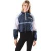 imageUltra Game Womens Quarter Zip Hoodie Windbreaker Play Action JacketCrop Top