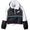 imageUltra Game Womens Quarter Zip Hoodie Windbreaker Play Action JacketCrop Top