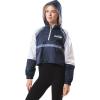 imageUltra Game Womens Quarter Zip Hoodie Windbreaker Play Action JacketLarge