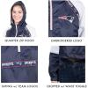 imageUltra Game Womens Quarter Zip Hoodie Windbreaker Play Action JacketXlarge