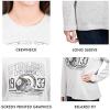 imageUltra Game Womens Super Soft Sleepwear Lounge ShirtHeather Gray