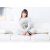 imageUltra Game Womens Super Soft Sleepwear Lounge ShirtHeather Gray