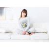imageUltra Game Womens Super Soft Sleepwear Lounge ShirtHeather Gray