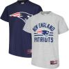 imageUltra Game Youth NFL Official Super Soft 2 Pack TShirt SetTeam ColorHeather Gray