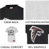 imageUltra Game Youth NFL Official Super Soft 2 Pack TShirt SetTeam ColorHeather Gray