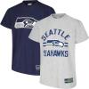 imageUltra Game Youth NFL Official Super Soft 2 Pack TShirt SetTeam ColorHeather Gray