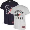 imageUltra Game Youth NFL Official Super Soft 2 Pack TShirt SetTeam ColorHeather Gray