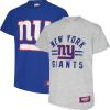 imageUltra Game Youth NFL Official Super Soft 2 Pack TShirt SetTeam ColorHeather Gray