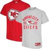 imageUltra Game Youth NFL Official Super Soft 2 Pack TShirt SetTeam ColorHeather Gray
