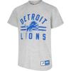 imageUltra Game Youth NFL Official Super Soft 2 Pack TShirt SetTeam ColorHeather Gray