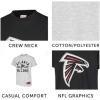 imageUltra Game Youth NFL Official Super Soft 2 Pack TShirt SetTeam ColorHeather Gray