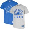imageUltra Game Youth NFL Official Super Soft 2 Pack TShirt SetTeam ColorHeather Gray
