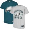 imageUltra Game Youth NFL Official Super Soft 2 Pack TShirt SetTeam ColorHeather Gray