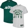 imageUltra Game Youth NFL Official Super Soft 2 Pack TShirt SetTeam ColorHeather Gray